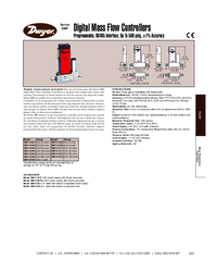 Thumbnail of document Data Sheet - DMF Digital Mass Flow Controller